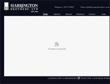 Tablet Screenshot of harringtonbrothers.co.uk